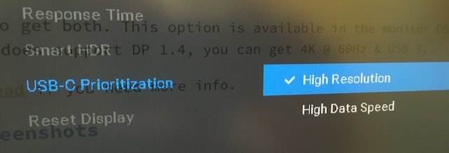 Display - USB-C Prioritization